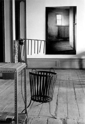 Installation in the Staircase, Schloß Plüschow, 1992